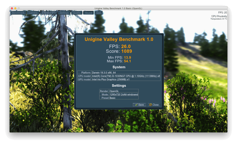 Unigine Valley Benchmark 1.0