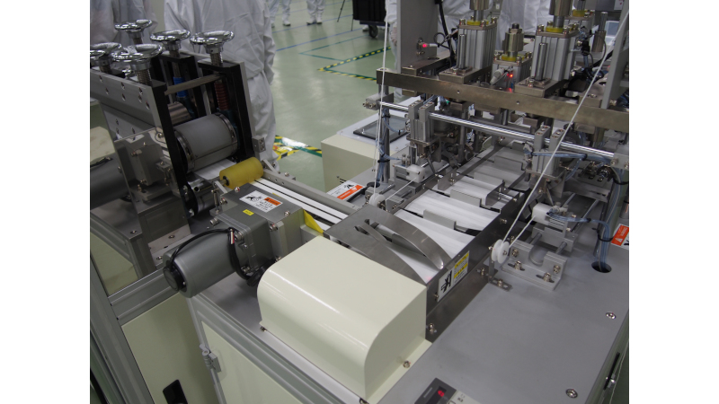 マスクの生産工程