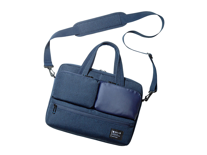 BAG-CA11(ネイビー、ショルダーベルト装着時)