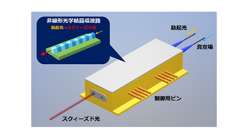 今回開発された光源のイメージ図