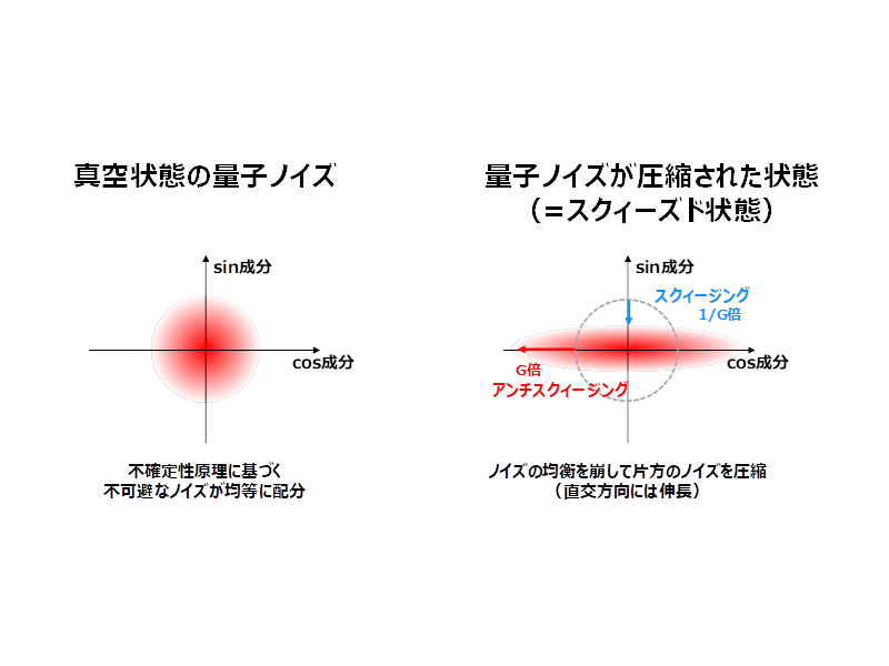 スクィーズド状態のイメージ図