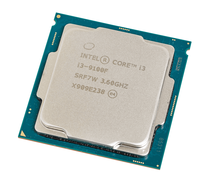 Intel <strong class="em ">Core i3-9100F</strong><br>実売価格：9,500円前後<br>低価格モデルとしてはめずらしくGPUを搭載しない分、CPU性能はパワフル。ビデオカードが必須になるが、激安ゲーミングPC、ビデオカードが流用できる場合などにはかなりお買い得だ。