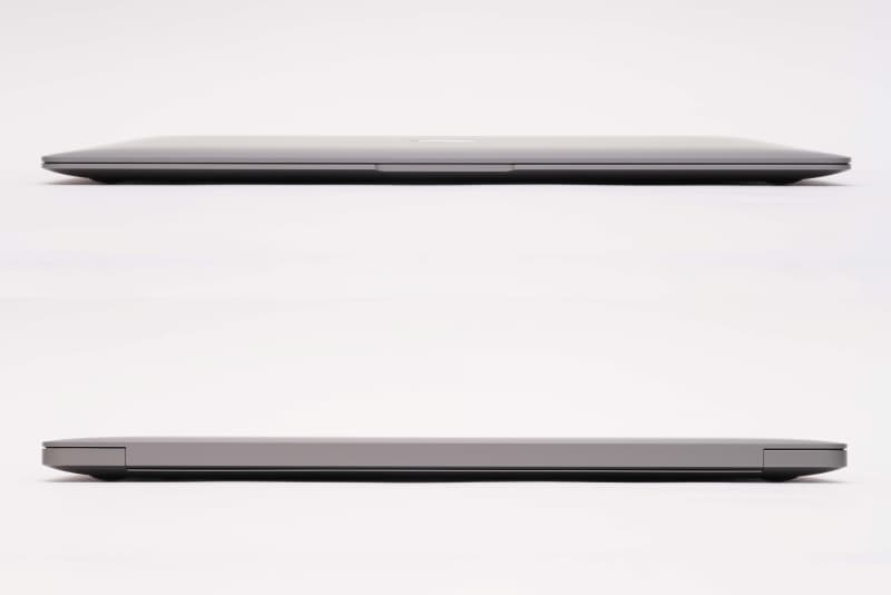 本体前面と本体背面