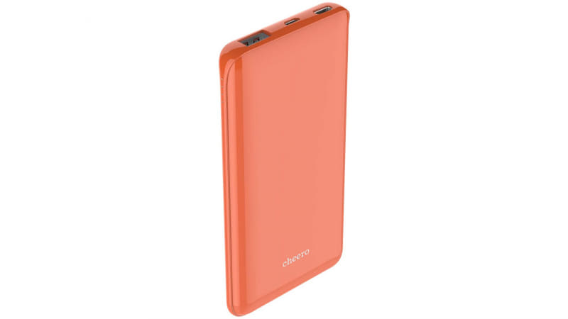 cheero Flat 10000mAh with Power Delivery 18W