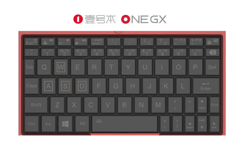 現時点でのOneGxのキーボード