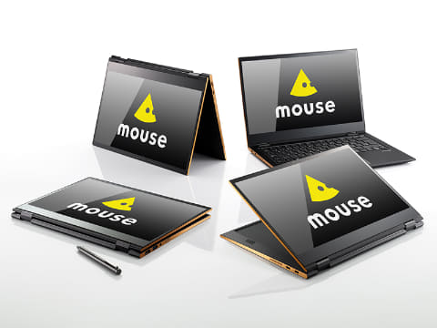 マウス、16GBメモリ/512GB SSD搭載で約12万円のファンレス14型2in1 