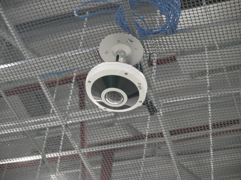 監視カメラを活用して管理を行なっている