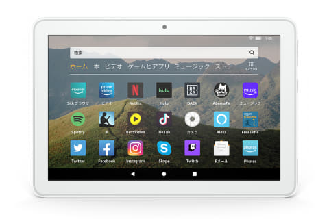 Amazon、無線充電対応でスマートスピーカーにもなるタブレット「Fire