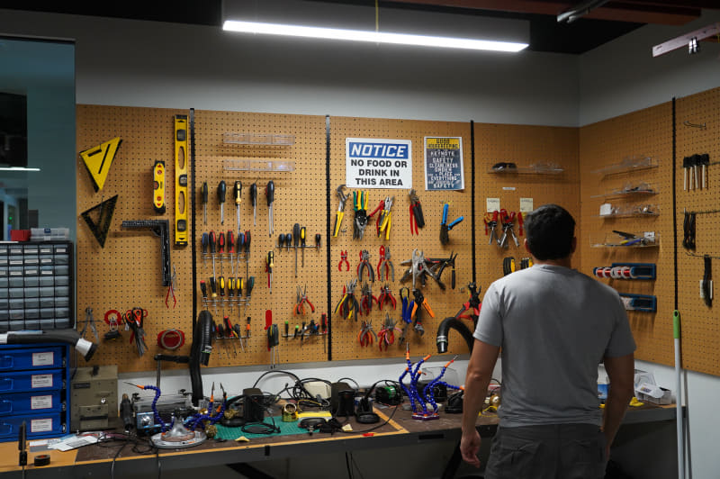 Mouse Without Bordersを開発したMicrosoft Garageのオフィス(米国シアトル州レッドモンド)