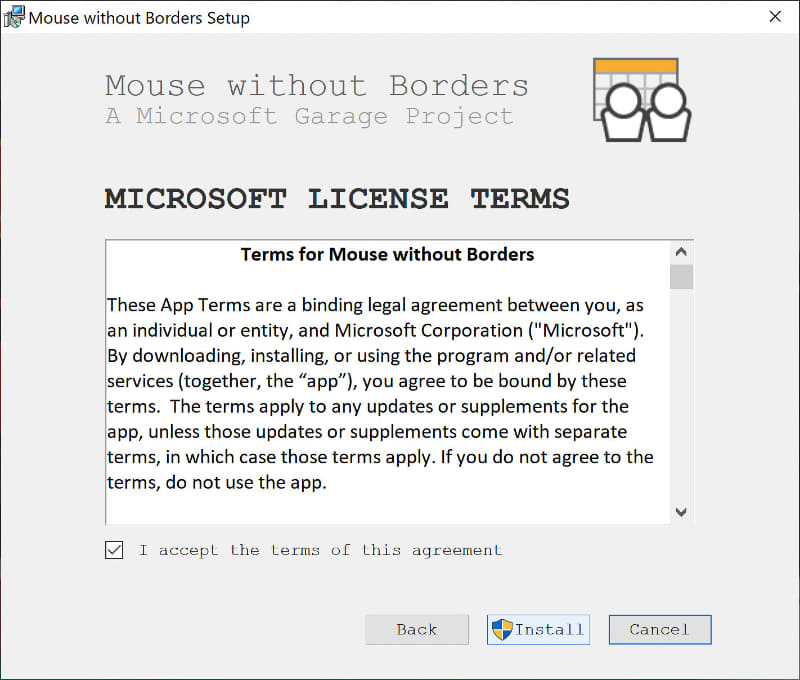 ダウンロードしたインストールプログラムをクリックしていくとこのような表示がでてくるので注意書きなどに同意しながら進めていくとインストールできる。なお、インストールには管理者権限が必要になる。