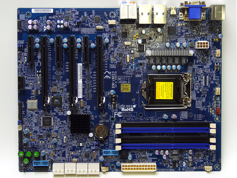Supermicroが2013年にはじめてゲーミングとして投入したC7Z87-OCE