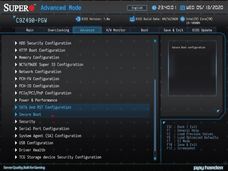 Z390世代から採用されたBIOSのUI。だいぶ操作しやすくなっている。ただ筆者が入手した1.0a版では、設定を保存せずに終了するとエラーで止まったり、ホットリセットだとiGPU優先で起動してしまうといったバグが残っていた。このあたり製品版で改善されるかどうか気になるところ
