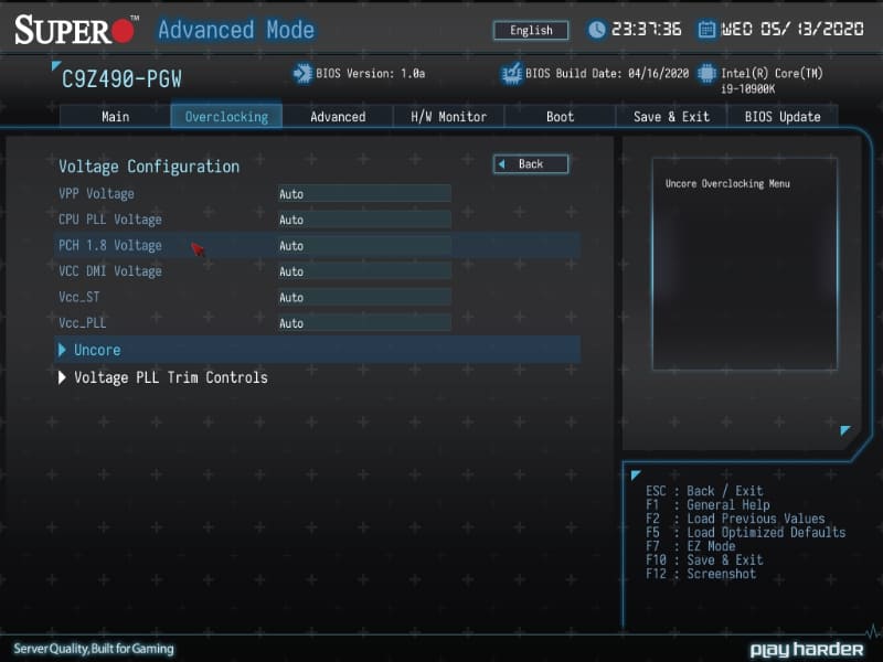 Z390世代から採用されたBIOSのUI。だいぶ操作しやすくなっている。ただ筆者が入手した1.0a版では、設定を保存せずに終了するとエラーで止まったり、ホットリセットだとiGPU優先で起動してしまうといったバグが残っていた。このあたり製品版で改善されるかどうか気になるところ