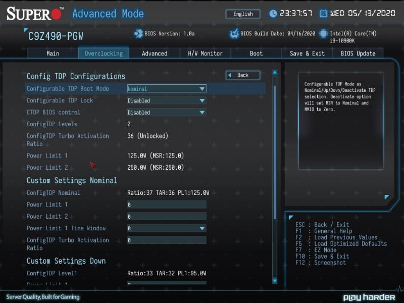 Z390世代から採用されたBIOSのUI。だいぶ操作しやすくなっている。ただ筆者が入手した1.0a版では、設定を保存せずに終了するとエラーで止まったり、ホットリセットだとiGPU優先で起動してしまうといったバグが残っていた。このあたり製品版で改善されるかどうか気になるところ