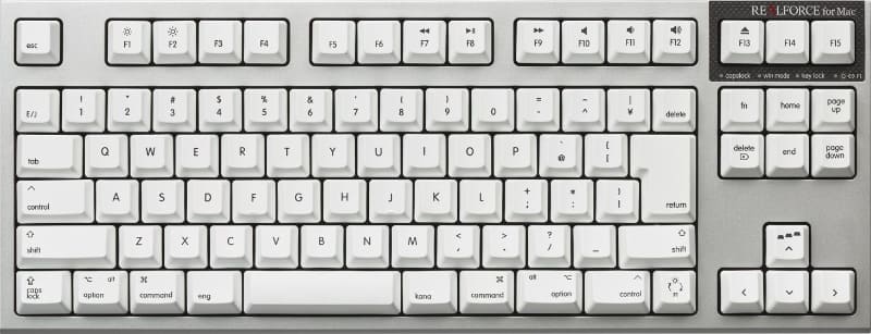 REALFORCE for Mac テンキーレス「PFU Limited Edition」(日本語配列、スーパーホワイト)