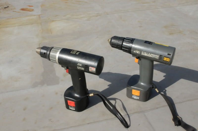 いかにもドリルってヤツ。ココ5年ほどで先っぽが短く、重心が手元にあるショートタイプが主流に