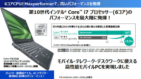 レッツノート SV9 大容量メモリ 16GB 高性能ノートPC バッテリー良好 Amazon.co.jp: 【整備済み品】ノートPC CF-SV9 レッツノート i5第10