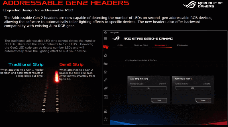 アドレサブルRGB LEDの制御が第2世代に進化