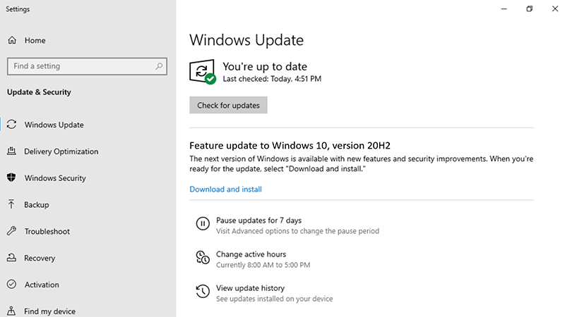 Windows 10 Build 19042.330