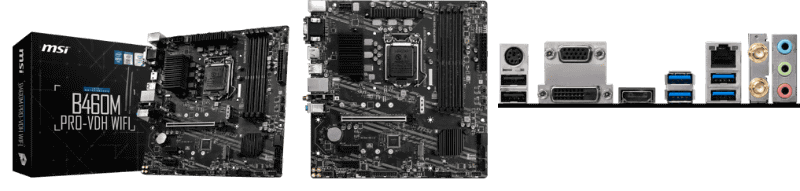 B460 PRO-VDH WIFI。シンプルデザインでIEEE 802.11ac対応。19日発売