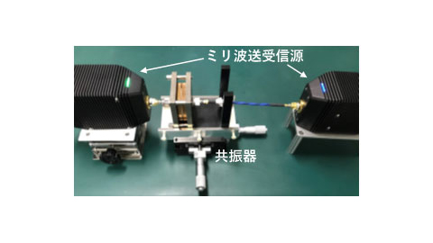 開発したミリ波帯導電率測定用の共振器