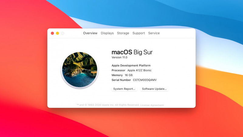 新しいmacOS Big SurはすでにApple Siliconネイティブで動作