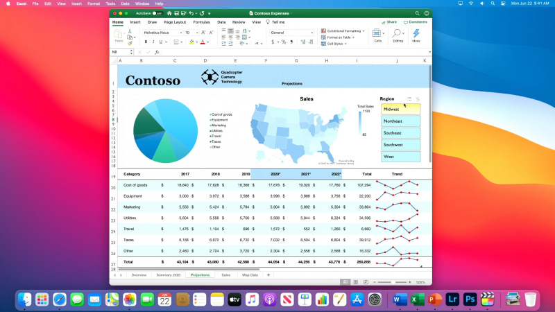 Big Sur上で動作するApple SiliconネイティブのMicrosoft Excel