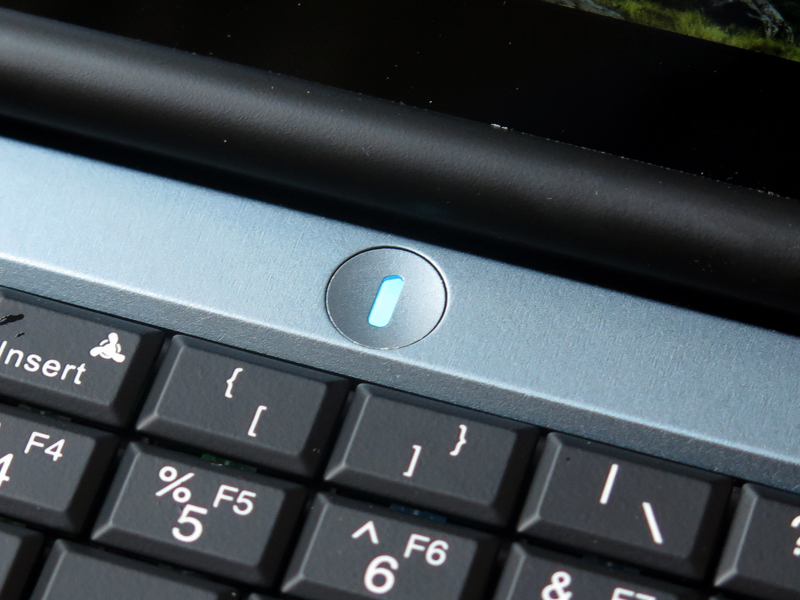 静音モード時は水色になる