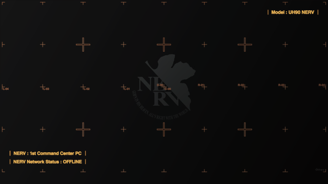 8種類のオリジナル壁紙を用意している