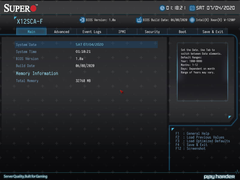 BIOSはC9Z490-PGWとほぼ同じUI(ただしAdvancedモードのみ)