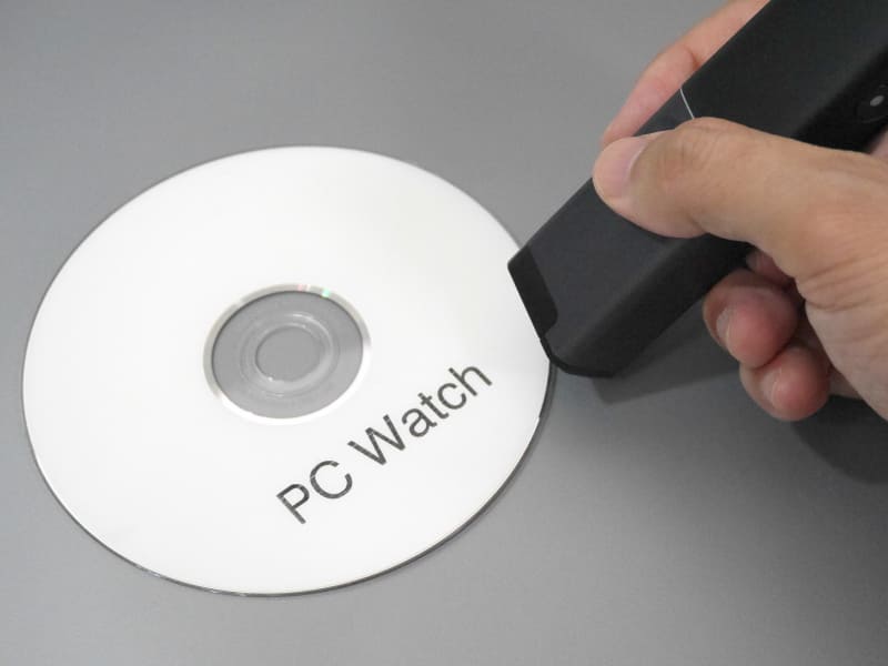 CDへのラベル印字は現実的な使い道のひとつだろう