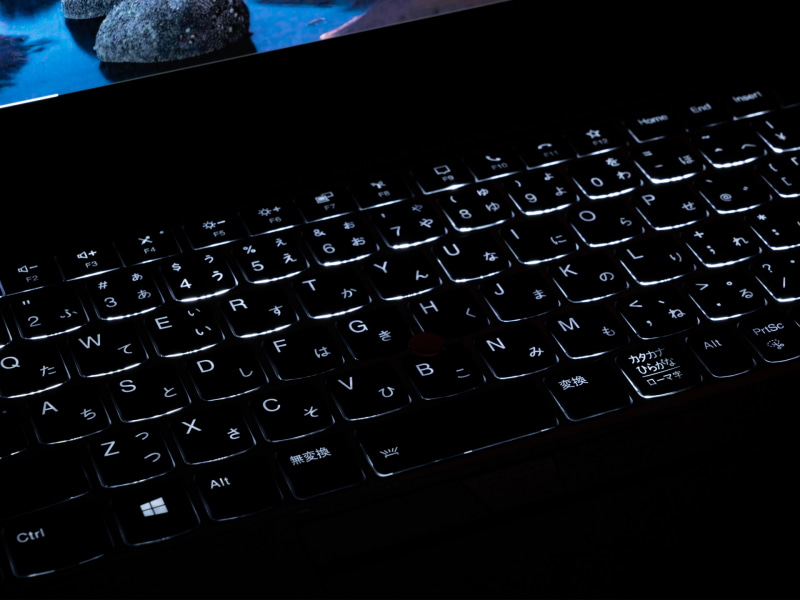 キーボードバックライトも装備している。