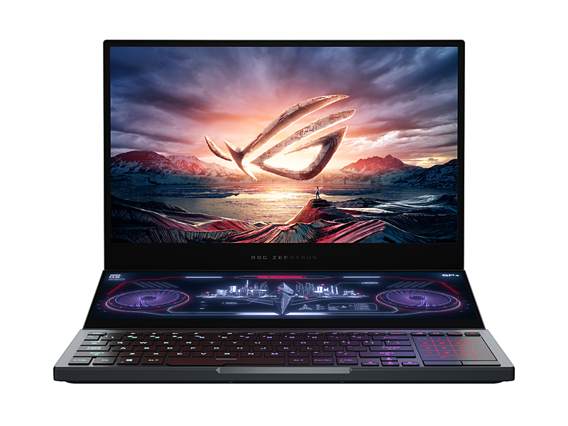 自動的にせり上がって見やすくなるセカンドディスプレイ。冷却性向上にも一役買う