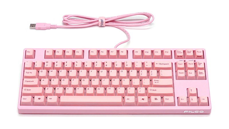 Majestouch 2 Pink(海外発売時の写真のため、WinキーやAppキーなどの刻印が現行と異なる場合がある)