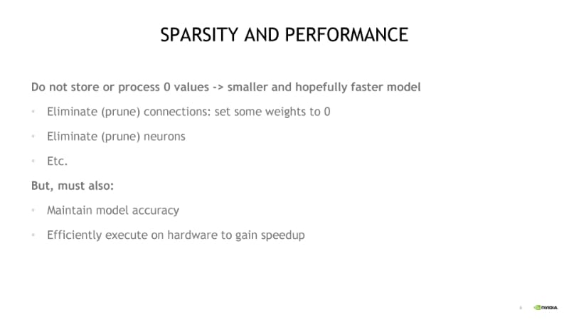 0値や0値に近いパラメータを格納や演算しないことでスピードアップすることがプルーニング