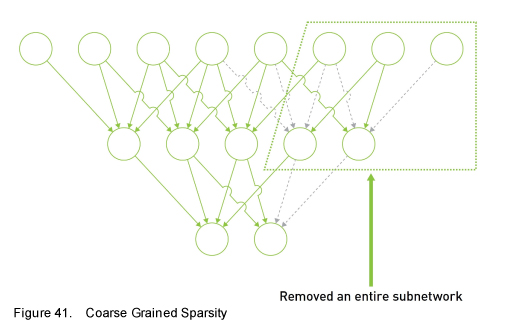 ノードも削除されてサブネットワークが消滅すると、Coarse-Grained Sparsityが産まれる
