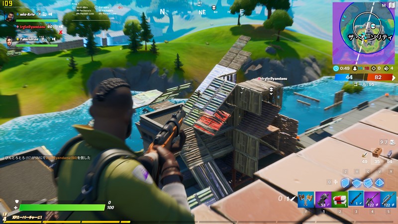 最高画質でも100fps以上の高いフレームレートが出せる