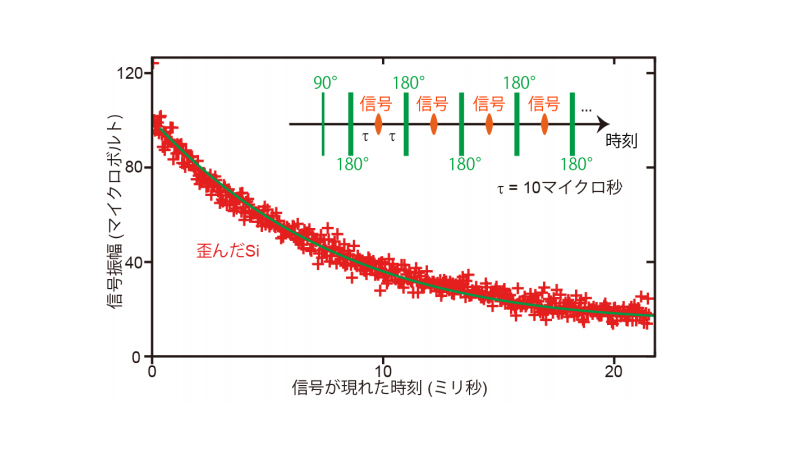 Carr-Purcell-Meiboom-Gill法によるコヒーレンス時間の測定結果