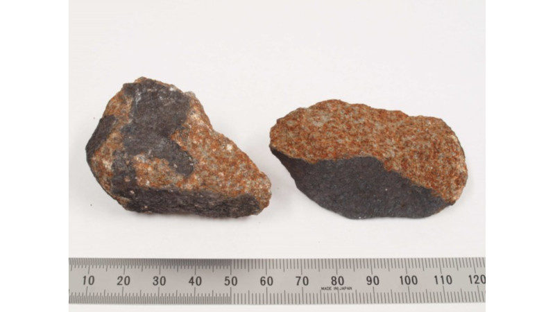 船橋で今回発見された隕石