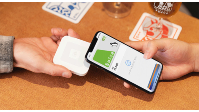 Square Readerでの交通系ICを使った決済イメージ