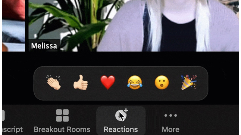 6種類のリアクション