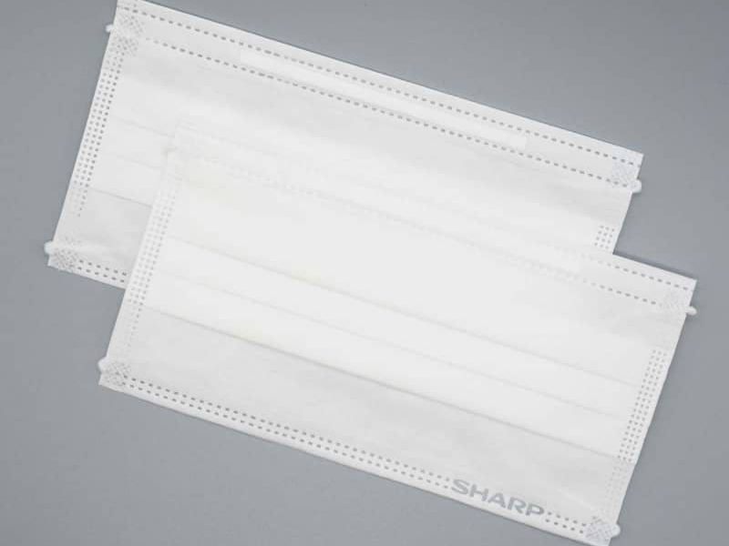 不織布マスク「MA-1050」。1箱50枚入りで税別価格2,980円(送料別)