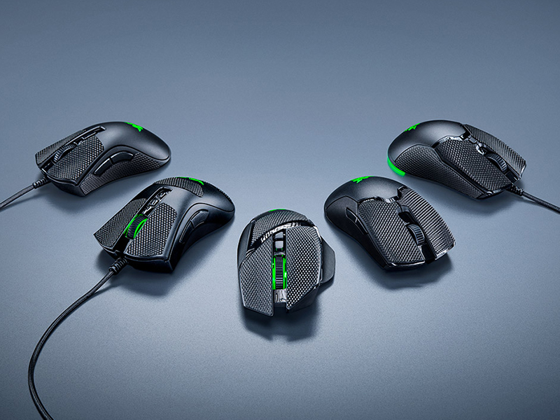 Mouse Grip Tape(マウスに貼りつけた状態)