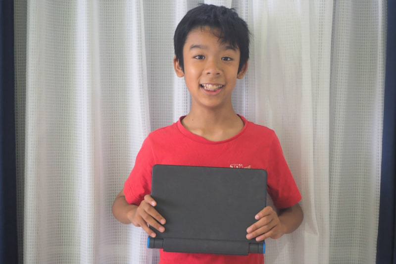 中学1年生の息子に持たせてみた