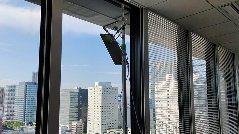 ソニーシティ大崎に設置されたLTE基地局