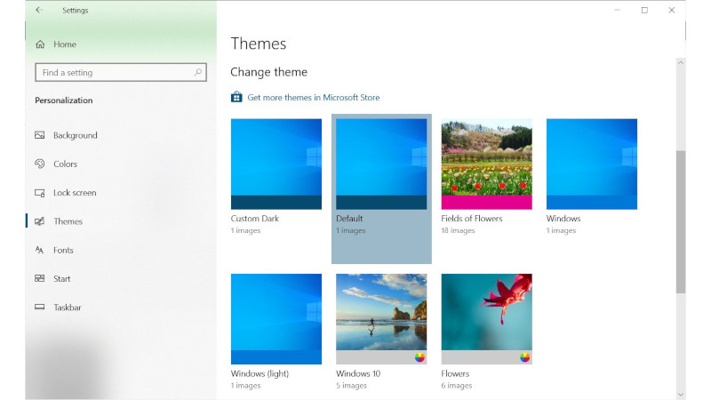 Windows 10のテーマ機能