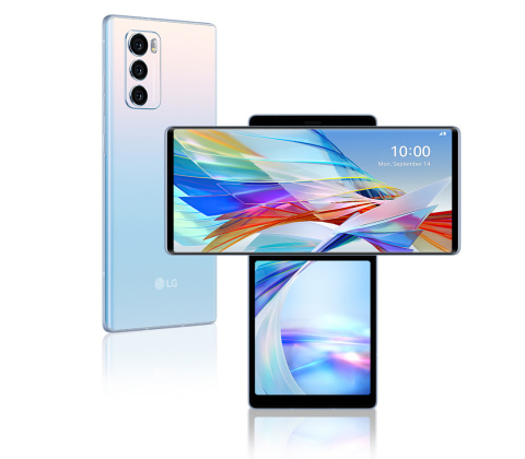 2画面スマホ　LG　WING　新品同様　シンバルスマホ 2画面スマホ LG WING 新品同様 シンバルスマホ