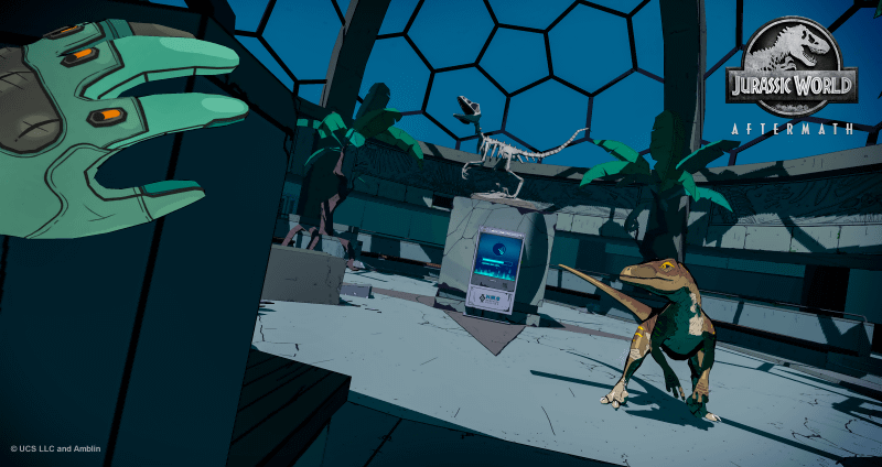 Jurassic Worldの崩壊から2年後を舞台にしたサバイバルVRアドベンチャー