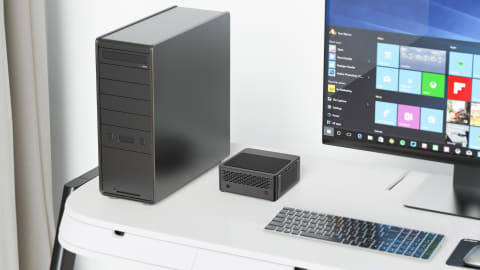 MINISFORUM、容積1.4L筐体で第9世代CoreとGTX 1050 Tiを搭載した