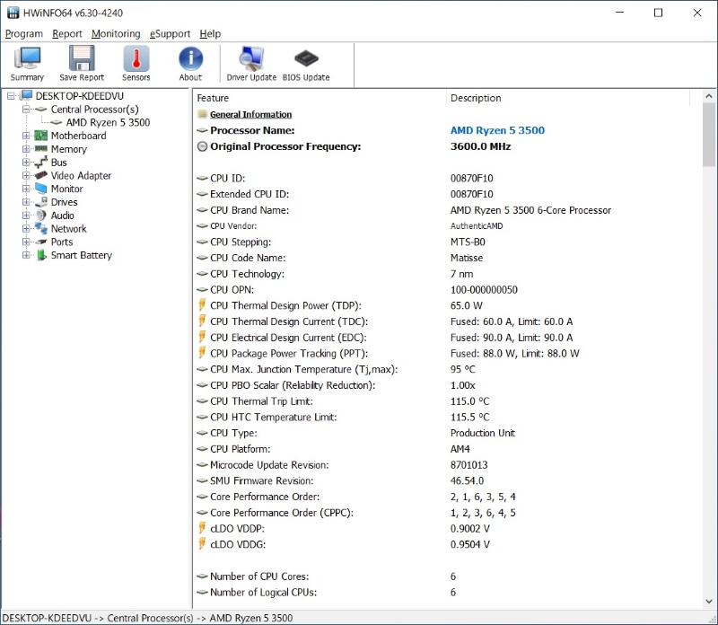 ブースト機能のリミットであるPPTは標準の88Wだ。冷却さえ問題なければデスクトップパソコンと同じ性能が期待できる